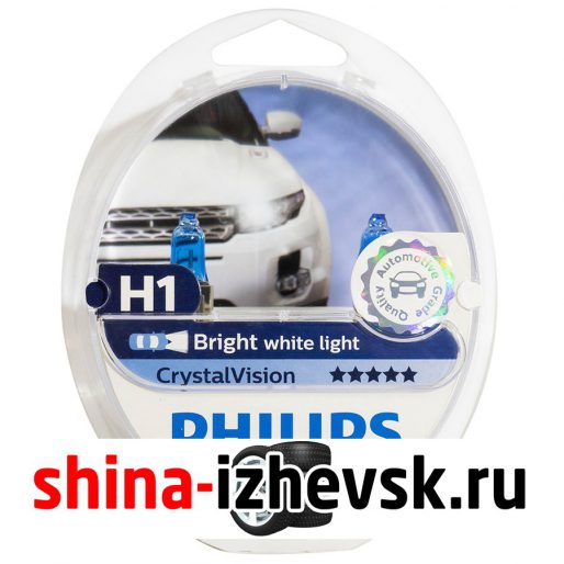 Лампа галогеновая PHILIPS — H1-55 Вт-4300К, 2 шт. в Ижевске